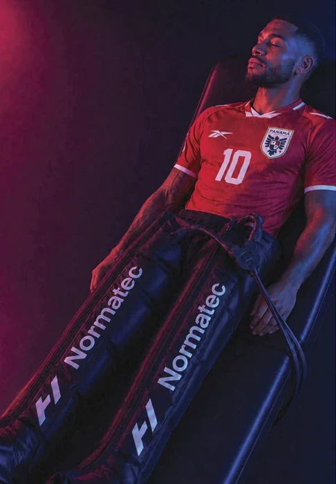 Demostración de compresión con botas Normatec